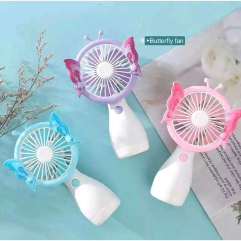Kipas Genggam Mini Portabel / Kipas Angin Genggam Mini / Kipas Angin Manual / Kipas Angin Karakter L