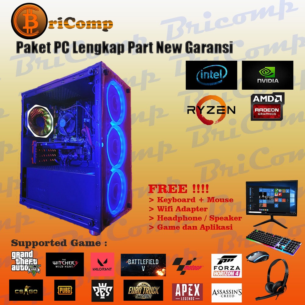 PC GAMING CORE I5 3470 GTX 750ti 4GB