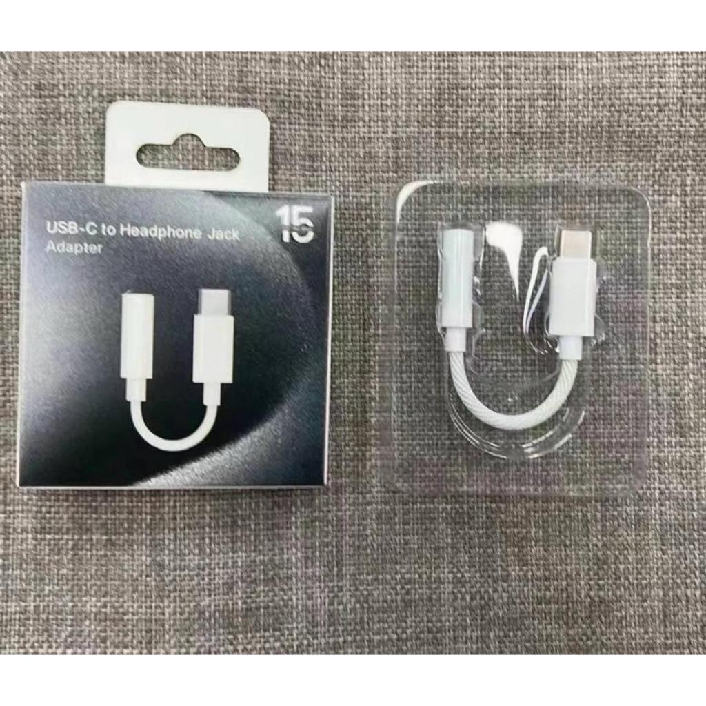Kompatibel for Convertor type C iphone 15 pro max , sambungan headset tipe C