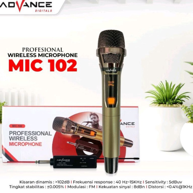 Wld Mic advance 12 Karoake Werlesss Subwoofer aktif Mic bergaransiOriginal Meeting karoeke Speaker M