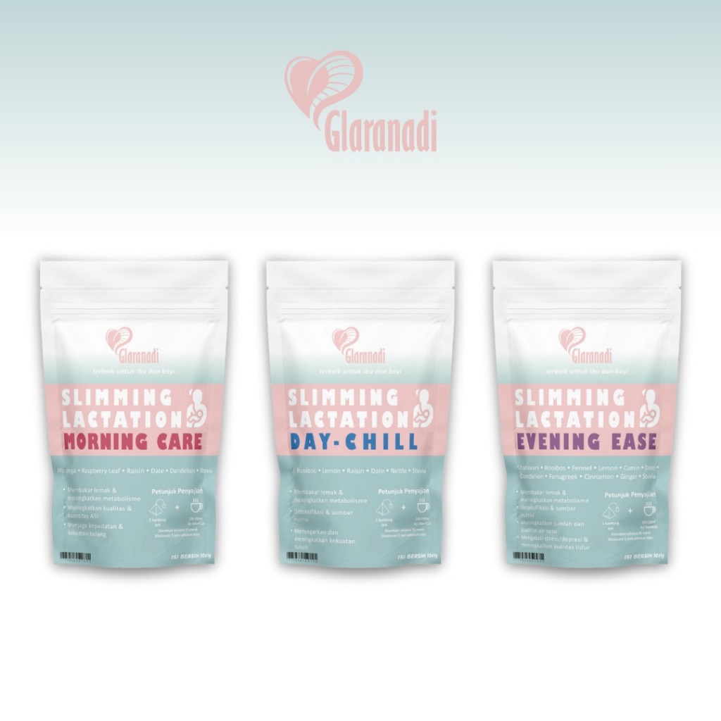 GLARANADI - Teh Pelangsing Herbal Busui Friendly / Aman Bagi Ibu Menyusui / Slimming Lactation
