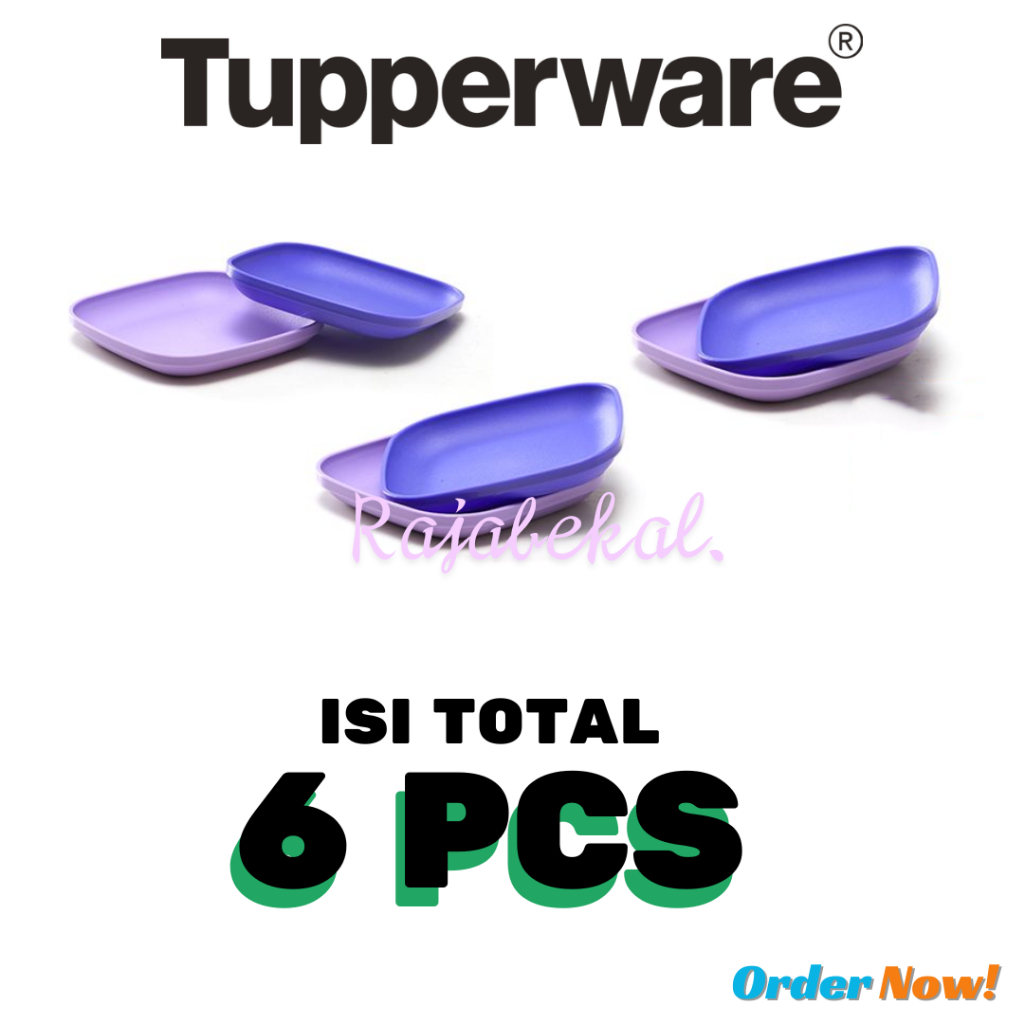 PROMO Tupperware Mini Stacking Plate 6pcs