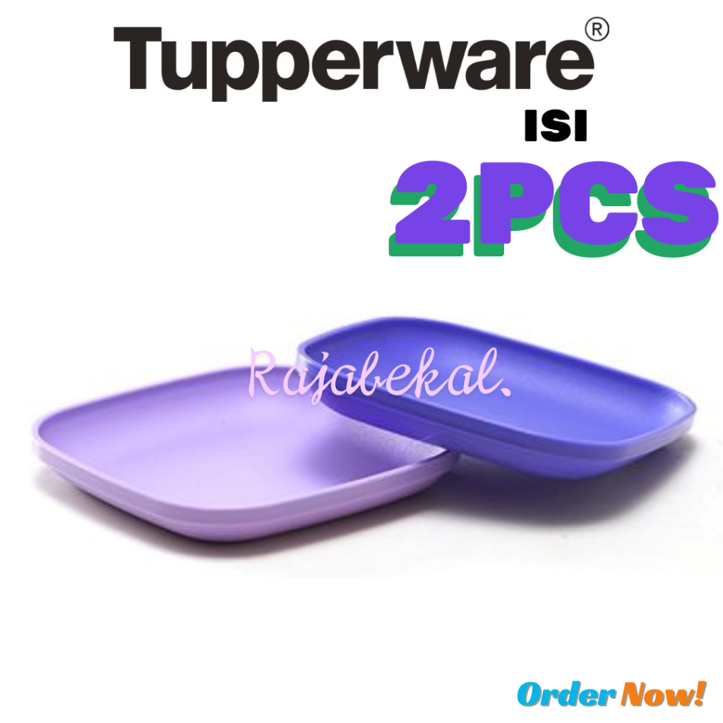PROMO Tupperware Mini Stacking Plate 2pcs