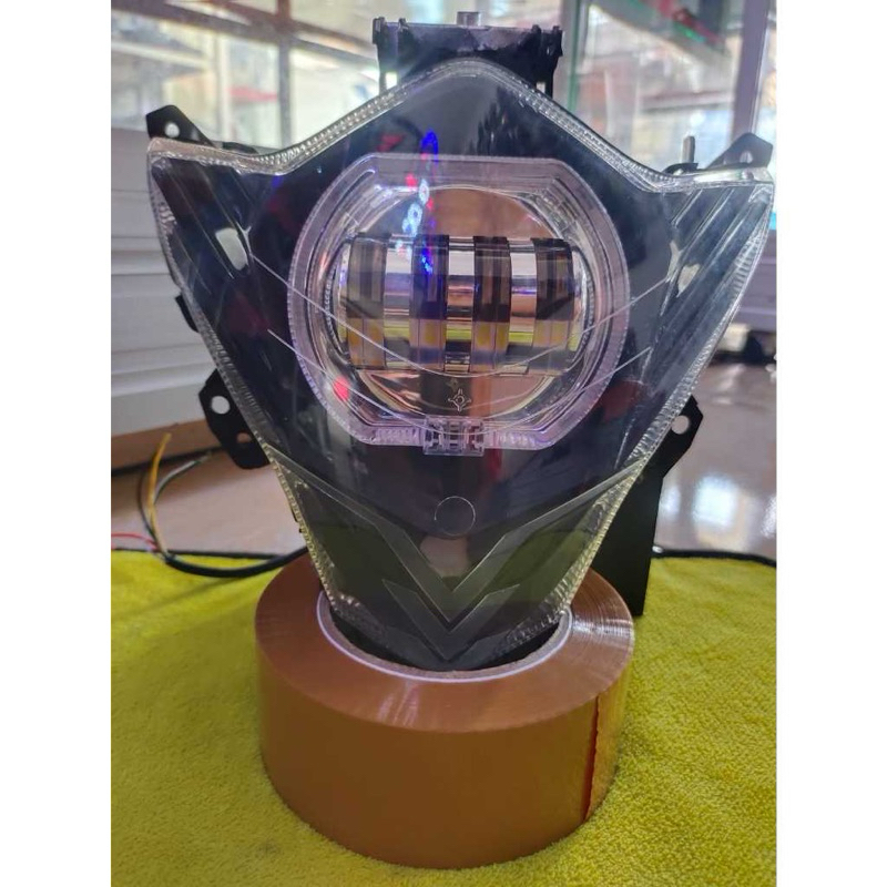 REFLEKTOR LAMPU DEPAN SATRIA FU FACELIFT COSTUM DAYMAKER BILED 40 WATT