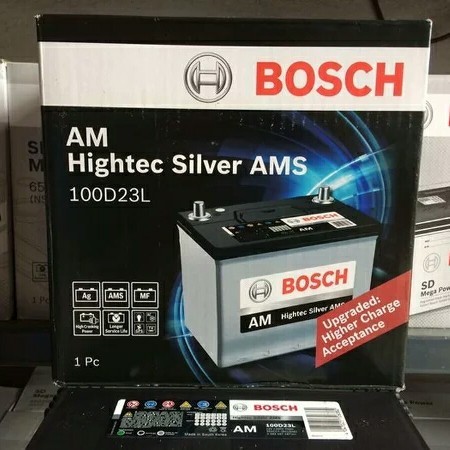 Aki mobil 100D23L Bosch Accu kering BOSCH 100%ORIGNAL