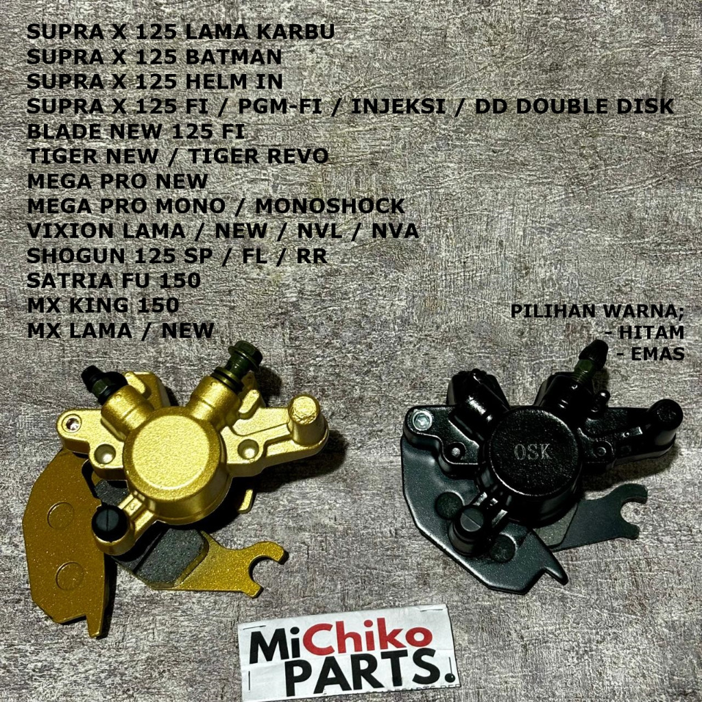 Kepala Babi Kaliper Rem Belakang Supra X 125 Lama Karbu R PGM Fi Injeksi Helm In Batman Blade New 12