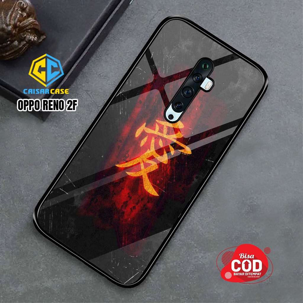 KAISAR CASE Case - Case OPPO RENO 2F Terbaru - 31 - Fashion Case Tulisan Jepang Casing Hp Case Murah