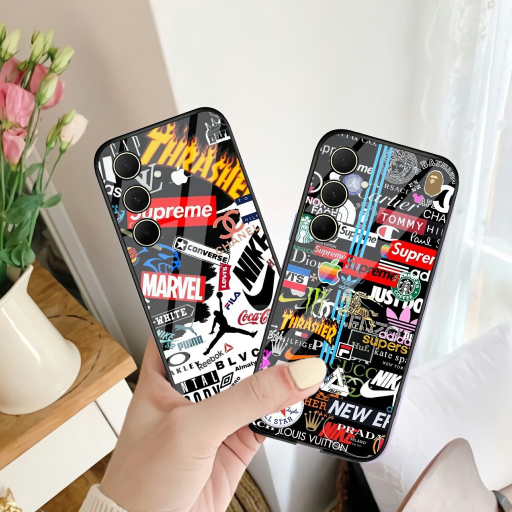 (U 166) Softcase Kaca Samsung A35 - Kesing Kaca Samsung A35 - Case Cantik Samsung A35 - Case Kekiian