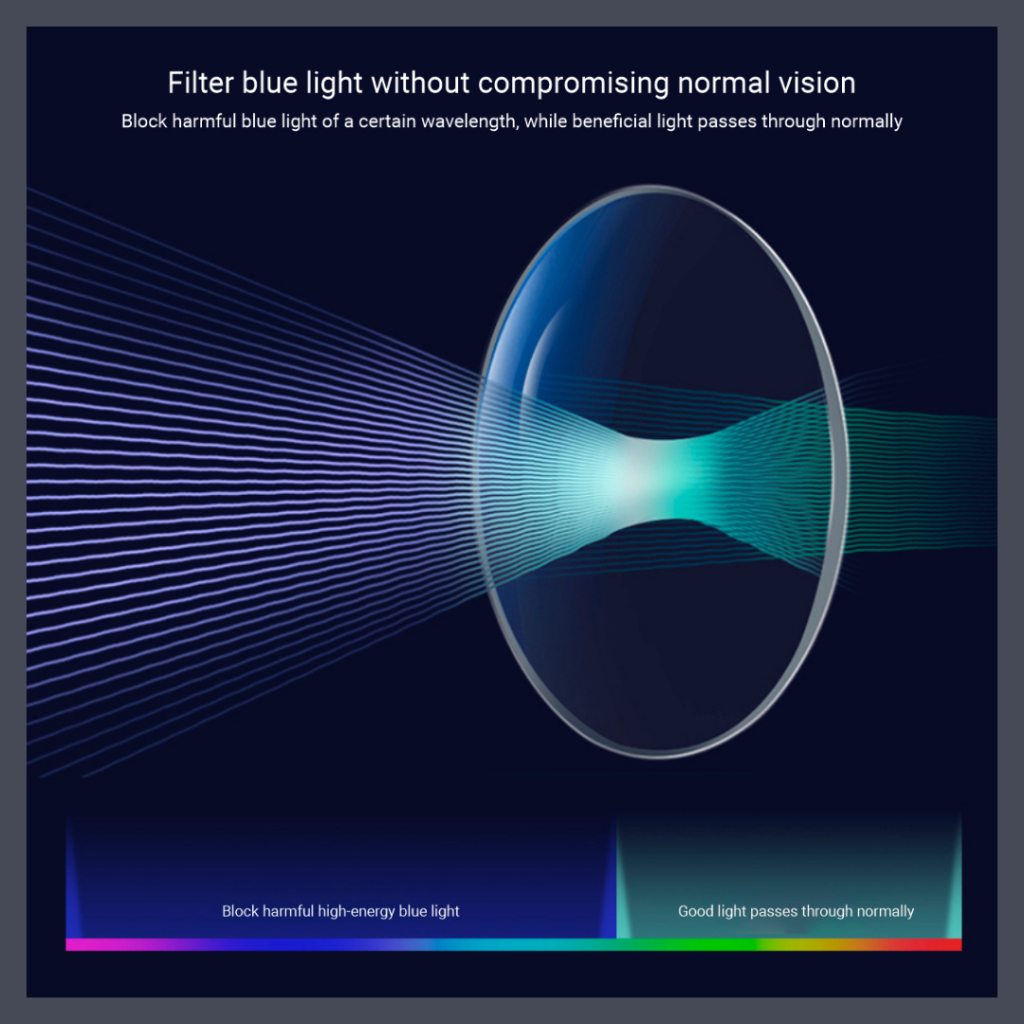 Robins kacamata Anti Radiasi Komputer Frame Kacamata Kotak Bisa Minus Photocromic Bluecromic Fashion Terbaru Wanita S11968-7
