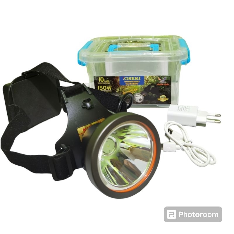 senter Kepala Menyelam  KISEKI 150W CK-GLE350  ll Senter Kepala Diving KISEKI 150W tahan hingga 10ja