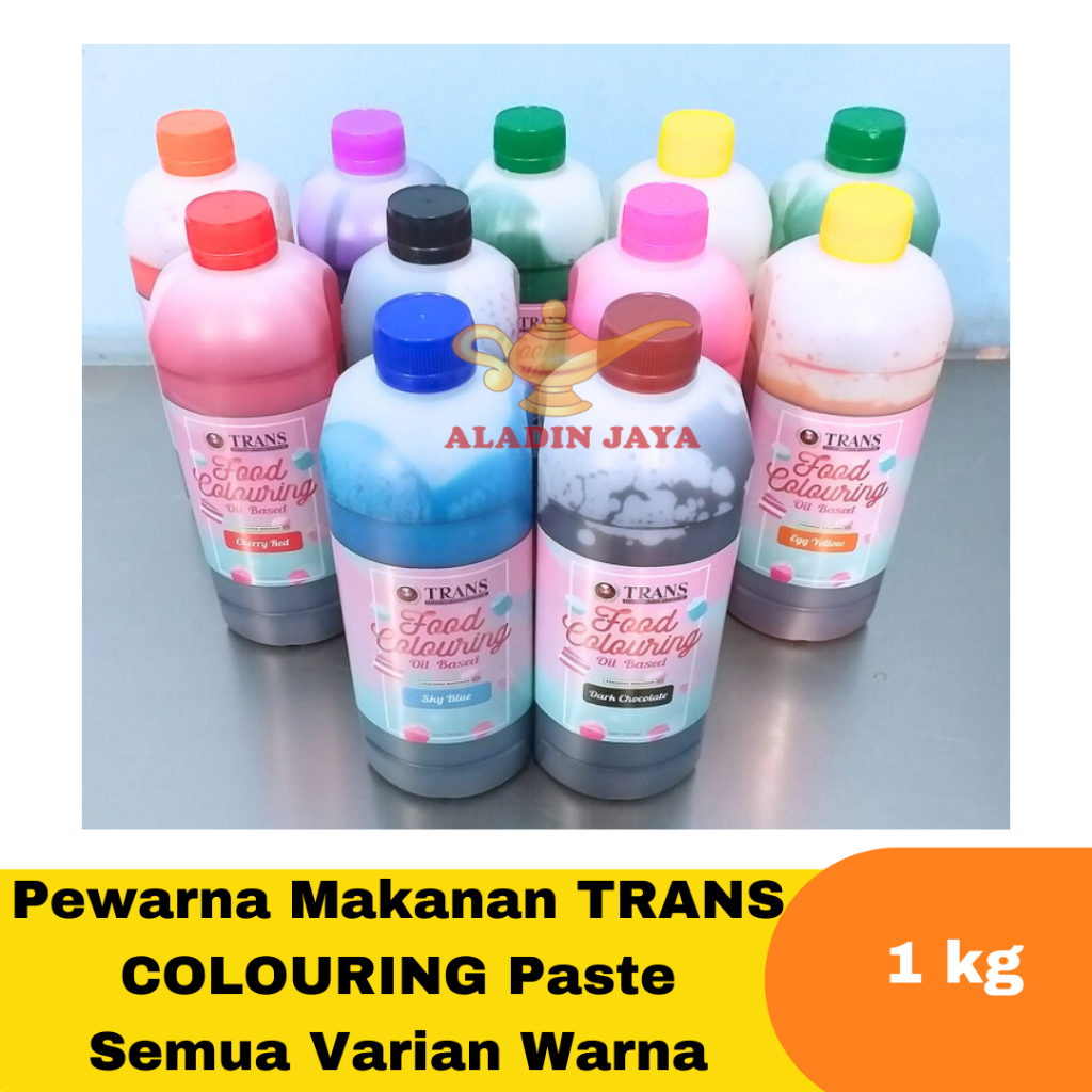 

Pewarna Makanan TRANS COLOURING Paste 1kg Semua Varian Warna