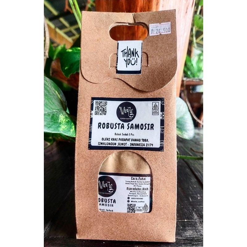 

Hampers Bubuk Kopi Robusta Samosir WinTie Coffee