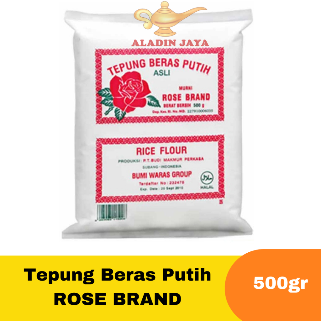 

Tepung Beras Putih ROSE BRAND 500gr