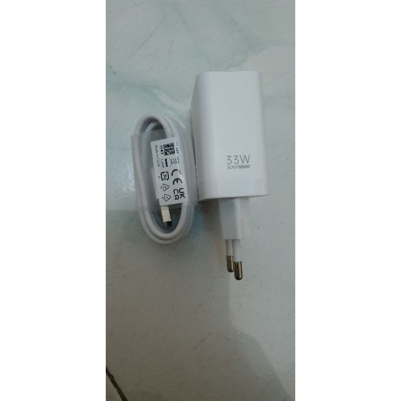 carger oppo 33 watt super vooc ori copotan satu set