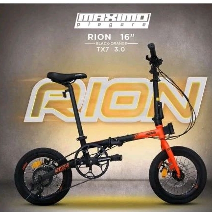 Sepeda Lipat 16 inch MAXIMO Piegare RION TX7 3.0 BX8