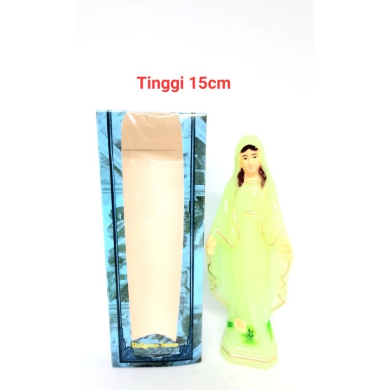 Patung Bunda Maria Fosfor 15cm