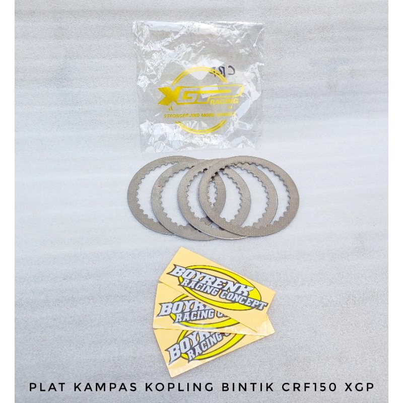 PLAT KOPLING BINTIK PLAT KOPLING KLX CRF 150 VERZA MEGAPRO NEW PLAT KAMPAS RACING-BOYRENK