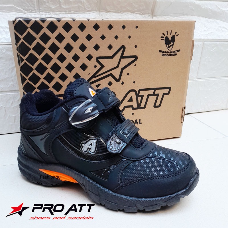 Sepatu Pro ATT MGP 457/ MGG 421 Magnet macan / Sepatu anak sekolah TK SD / Sepatu magnet anak