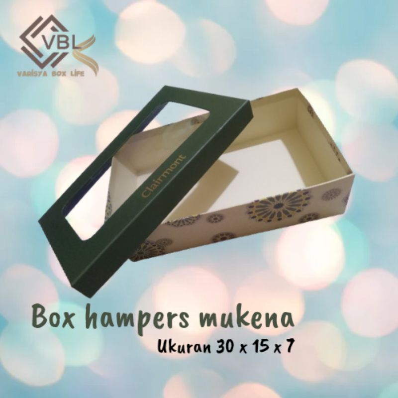 

Box hampers mukena / box kado / box hadiah ukuran 30x15x7