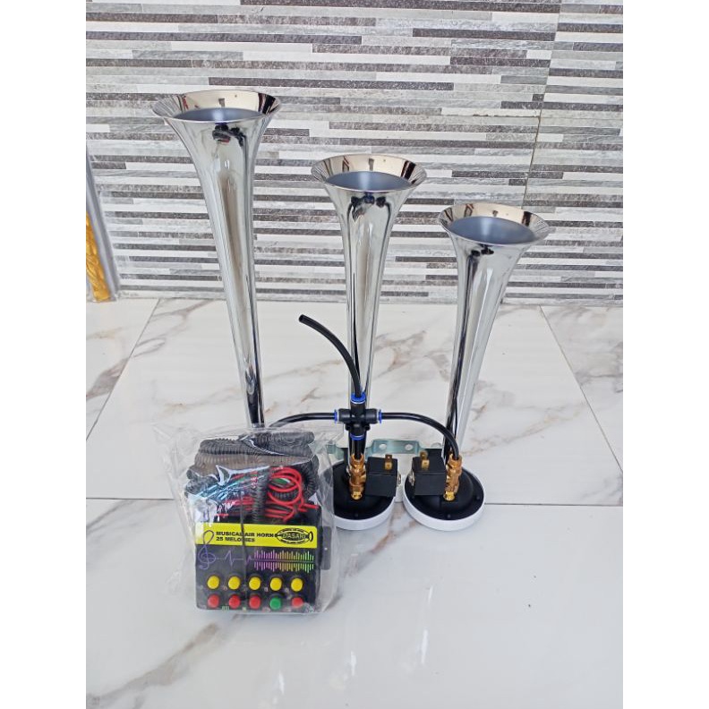ART N88L klakson telolet 3 corong 25 nada basuri 1 tombol 12v24v