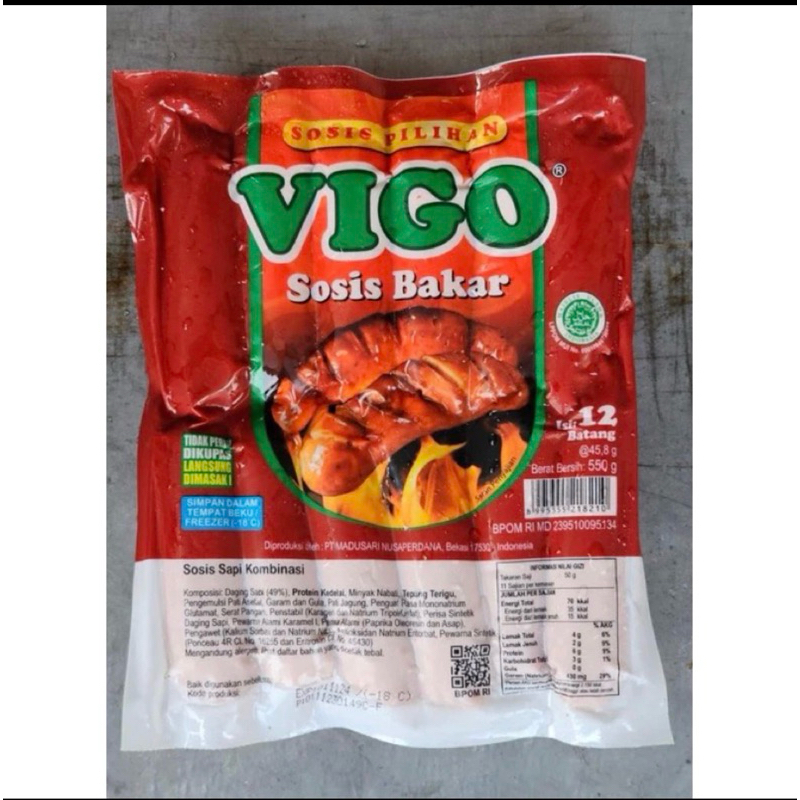 

Sosis Bakar Vigo 500gr