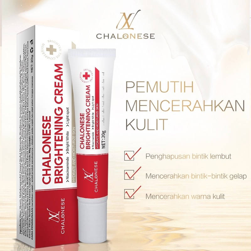 PROMO CHALONESE BPOM CREAM WHITENING AND FRECKLE REMOVAL WAJAH Untuk FLEK HITAM CREAM WHITENING AND 