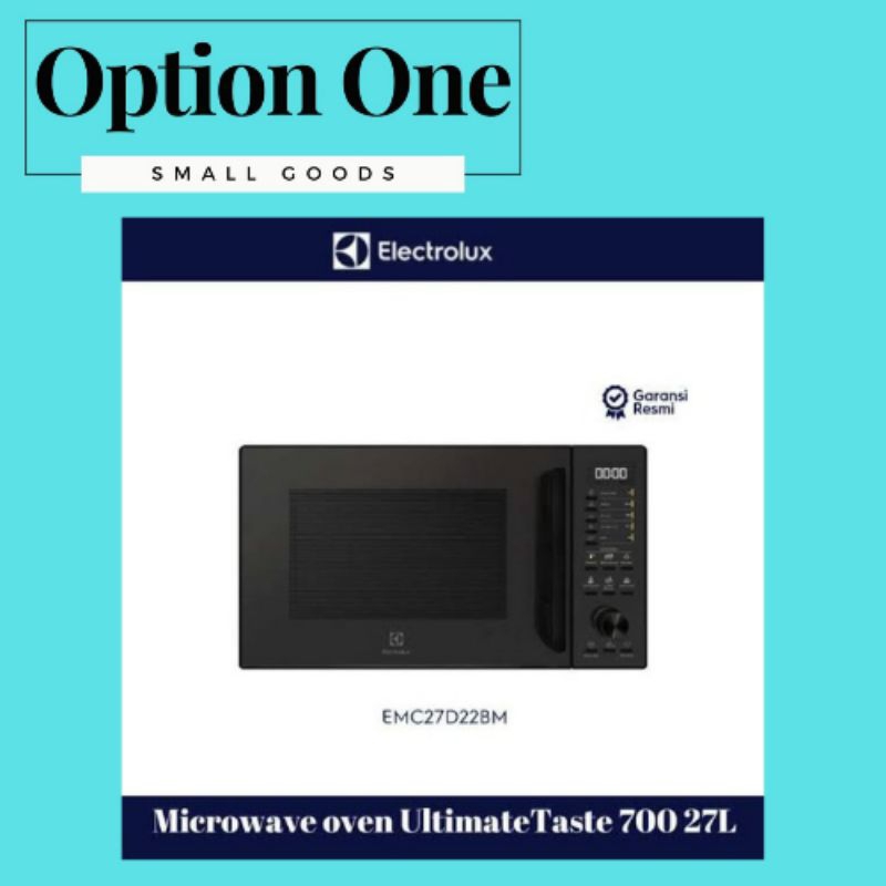 Electrolux Microwave Oven 27Liter EMC27D22BM / EMC 27D22 BM Ultimate