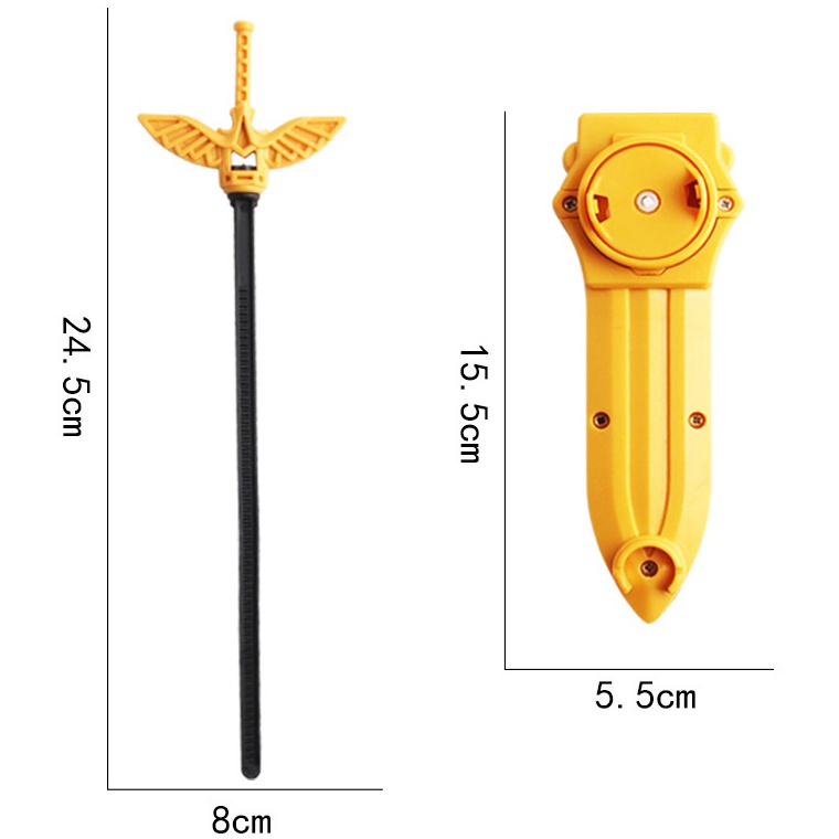 BeyBlade Burst Sword Launcher LR Ripcord Pemutar Gasing Beyblade MQ ART J6E7