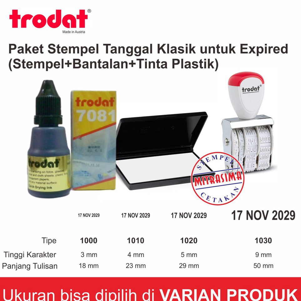 

Murah Premium Stempel Tanggal Bantalan Tinta untuk Expired Kadaluwarsa