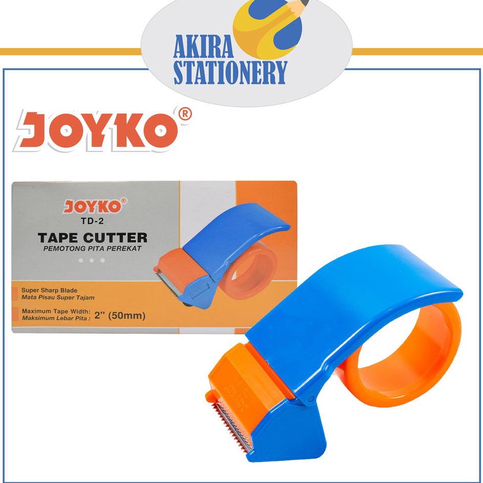 

Super Korting TAPE DISPENSER TAPE CUTTER TEMPAT ISOLATIP ISOLASI LAKBAN JOYKO TD2
