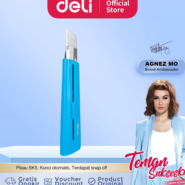 

Grosir Terbatas Deli Cutter dengan pisau baja SK5 memudahkan untuk memotong sistem kunci otomatis E24