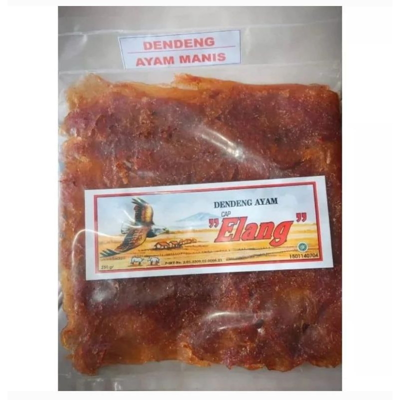 

Dendeng Ayam Cap Elang Kemasan 250gr Asli Boyolali