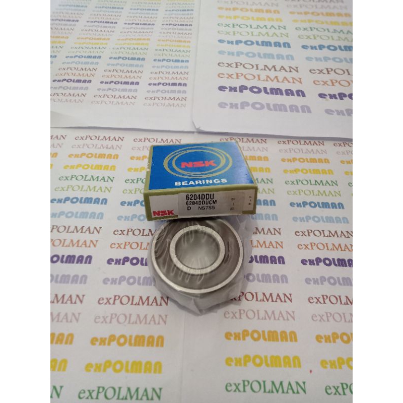 Klaker bola / ball bearing 6204-2RS / 6204-DDU NSK