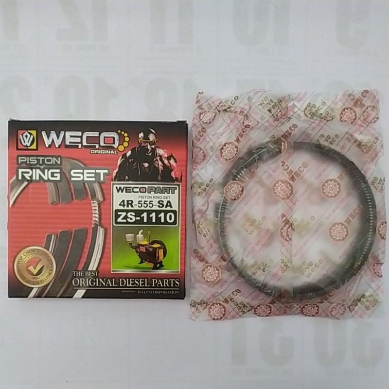 Piston Ring Per Seker ZS1110 20PK 4R ORIGINAL WECO