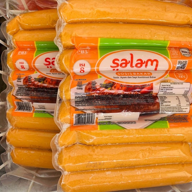 

sosis salam bakar jumbo isi 8 500gr