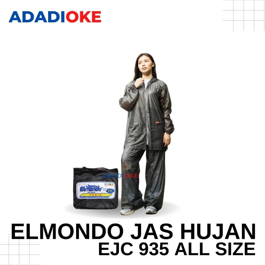 Jas Hujan Setelan Jaket Celana ELMONDO Ceria 935 / Elmondo EJC 935