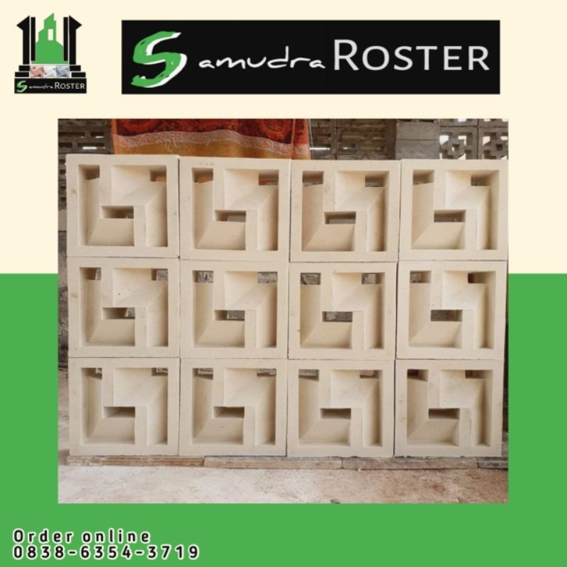 Roster beton minimalis / roster beton