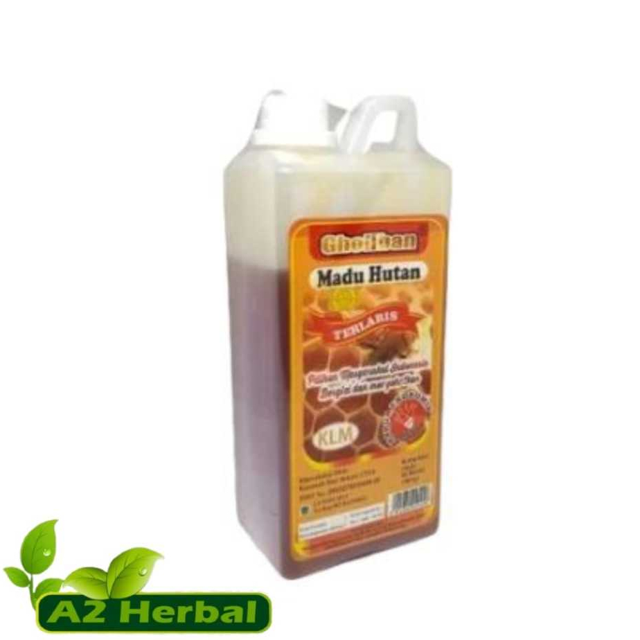 

Kemasan TERBARU Madu Hutan Gholiban 1kg EMBOOST | madu Hutan Plus Beepolen & Royal Jelly
