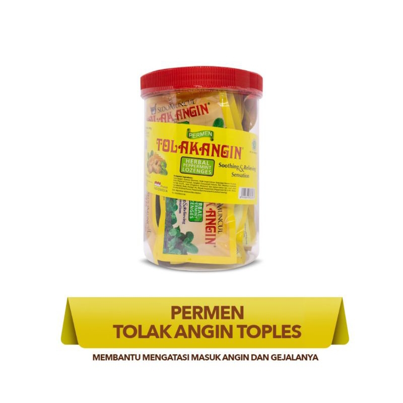 

Permen Tolak Angin Toples isi 20 Sachet