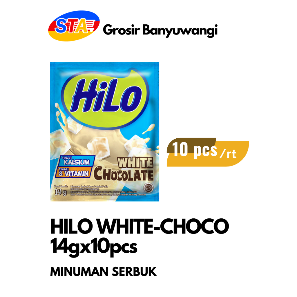 

[JATIM] HILO WHITE CHOCOLATE 14 GR | MINUMAN SERBUK SACHET