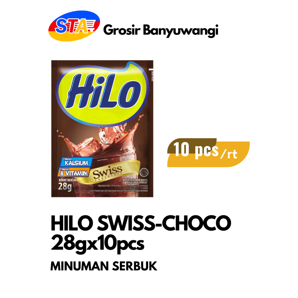 

[JATIM] HILO SWISS CHOCOLATE 28GR | MINUMAN SERBUK SACHET
