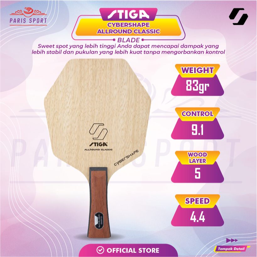 STIGA Blade Cybershape Allround Classic