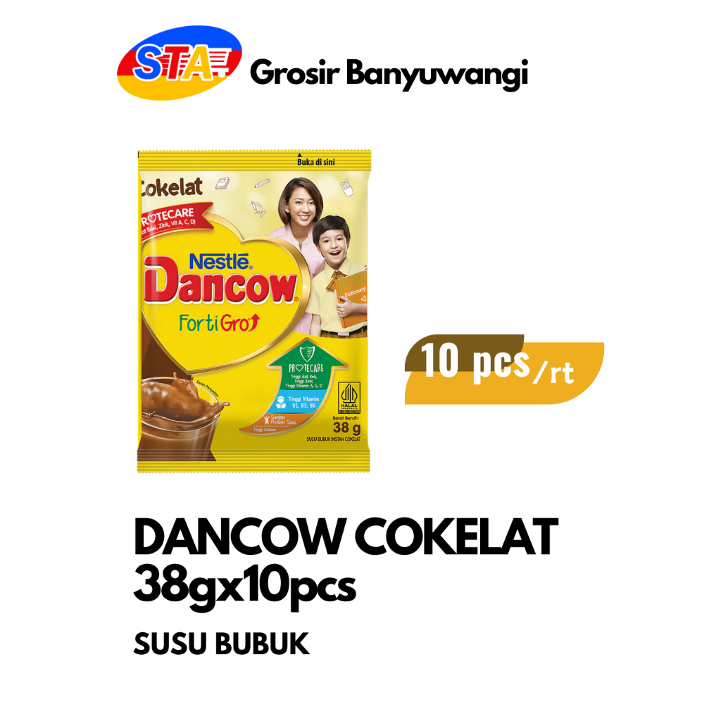 

[JATIM] DANCOW FORTIGRO COKELAT 38GR | SUSU BUBUK SACHET