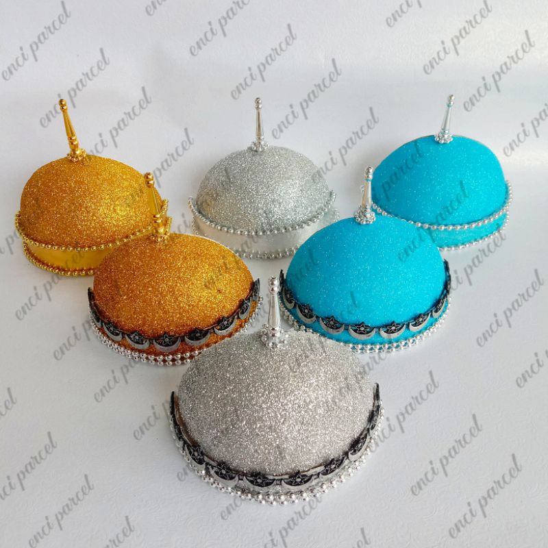 Kubah Masjid Gliter hiasan mahar