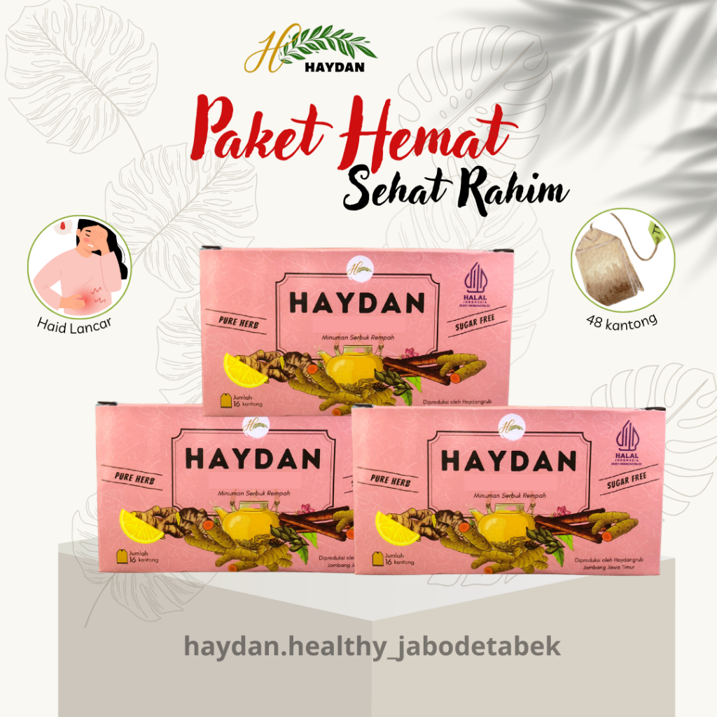 

Paket haydan SR 3 BOX | PROMIL | PELANCAR HAID | RAMUAN REMPAH