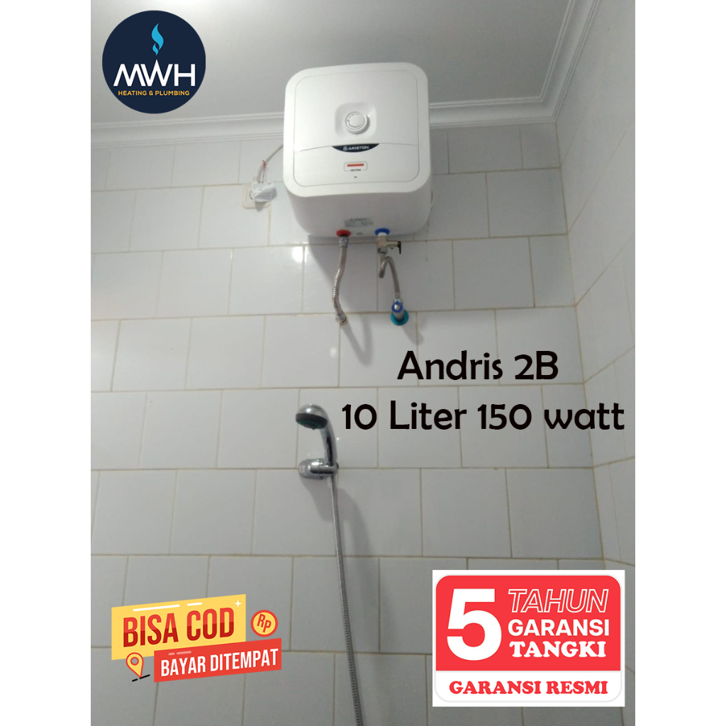 WATER HEATER ARISTON/ PEMANAS AIR LISTRIK ARISTON ANDRIS 2B 10 LITER