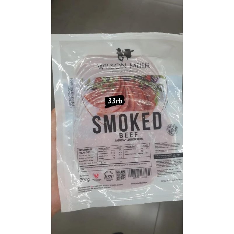 

SMOKED BEEF WILSON MEIER SAPI 200g