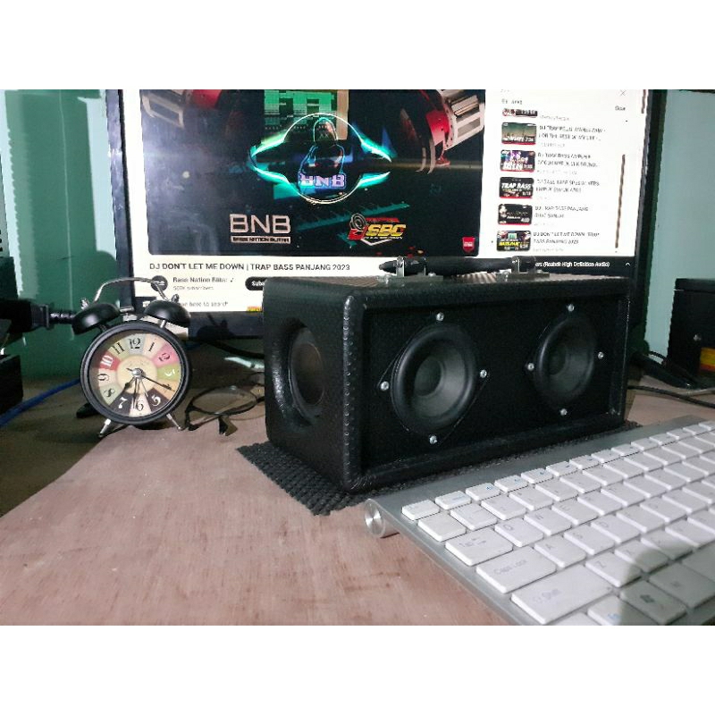 Boom-box Speaker aktif bluetooth portable__diy 2,75 in speaker