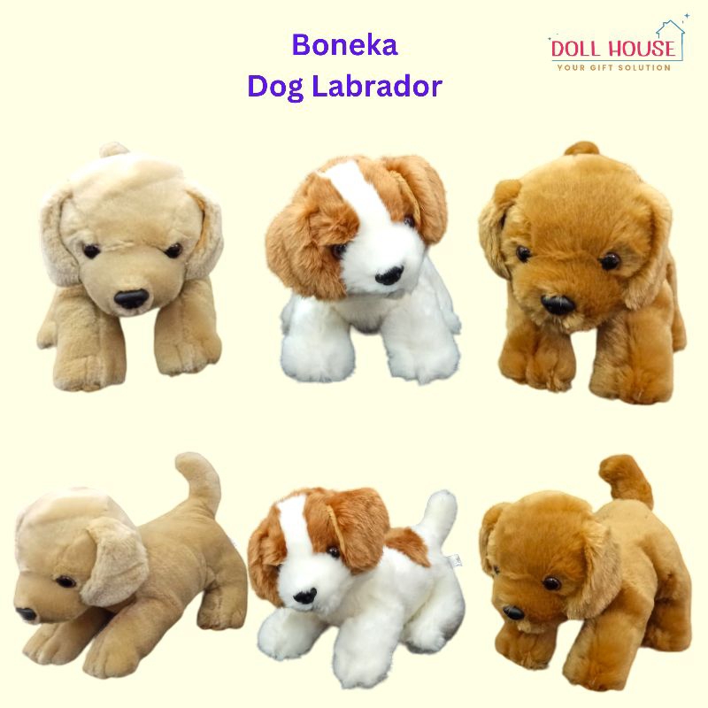 Boneka Anjing Labrador / Boneka Dog / Boneka Doggy Gemoy