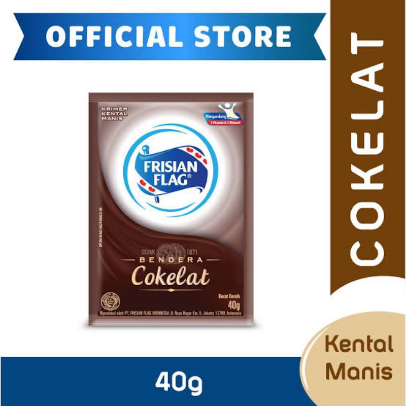 

FRISIAN FLAG KENTAL MANIS COKLAT (40gr/6pcs/1renceng)